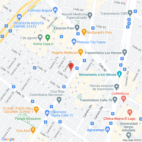 Mapa de Ferretería N J Hnos