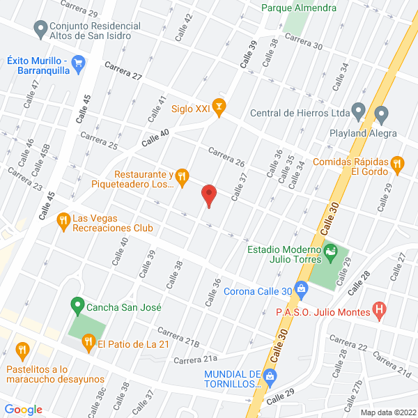 Map of Ferretería Pintucoraza