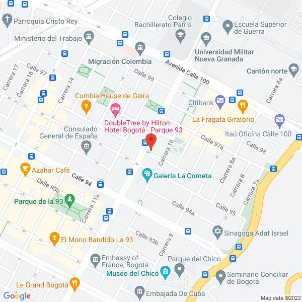 Mapa de Francisco Edberto Díaz Duque