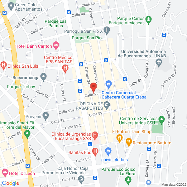 Map of Franco Silva Alberto