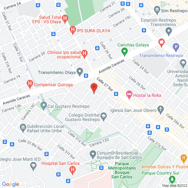 Mapa de Frescos Y Congelados S.A.S.