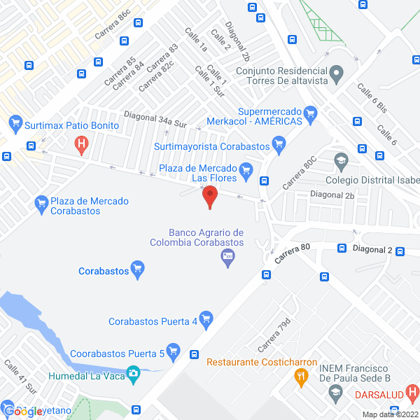 Mapa de Fresh World S.A.S.