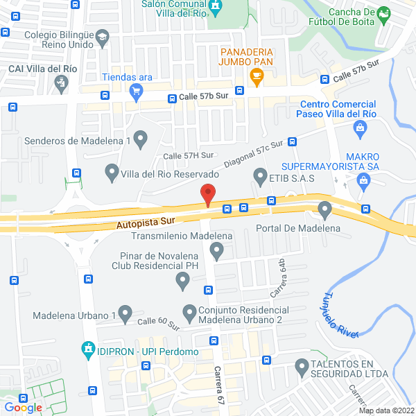 Mapa de Frigocarnicos Express