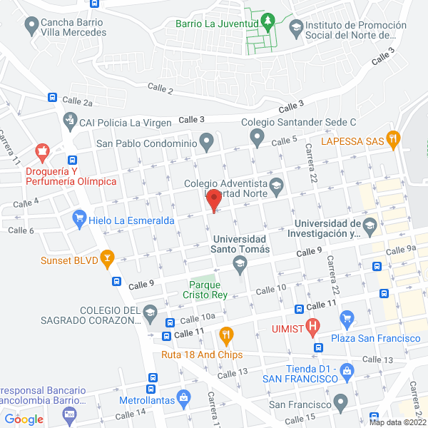 Map of Frucal S.A.S