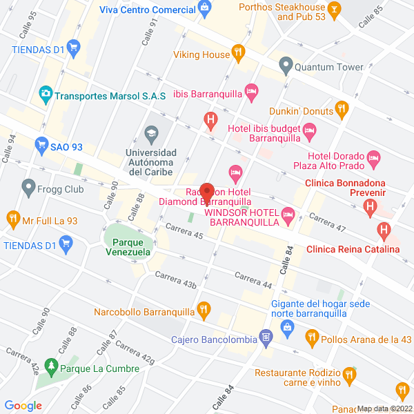 Map of Frutería Frutisandy