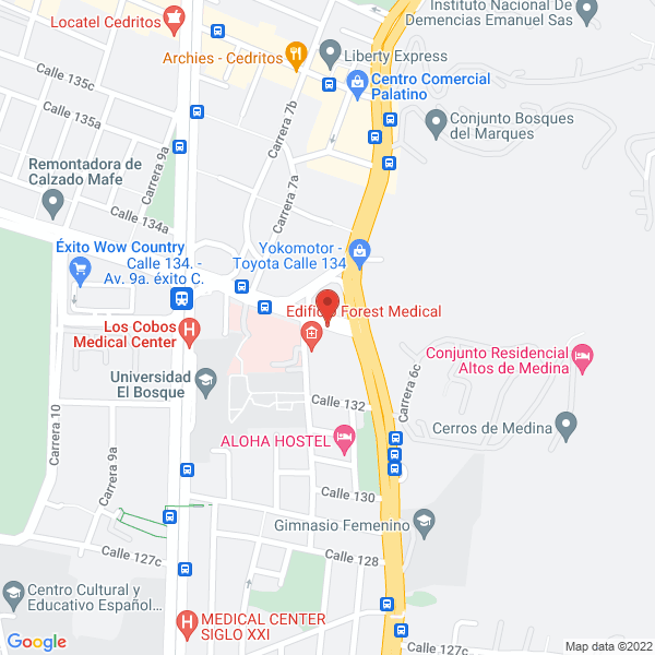 Mapa de Fareik S.A.S.