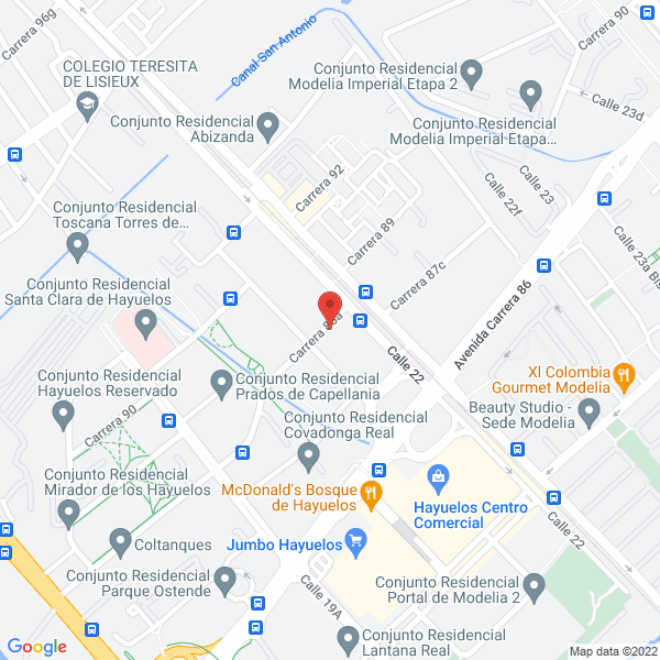 Mapa de Farmenova S.A.S.