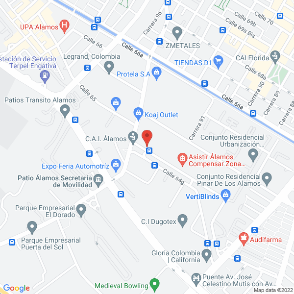 Mapa de Duana Y Cía. Ltda