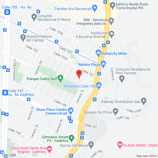 Mapa de Fazse2 S.A.S.