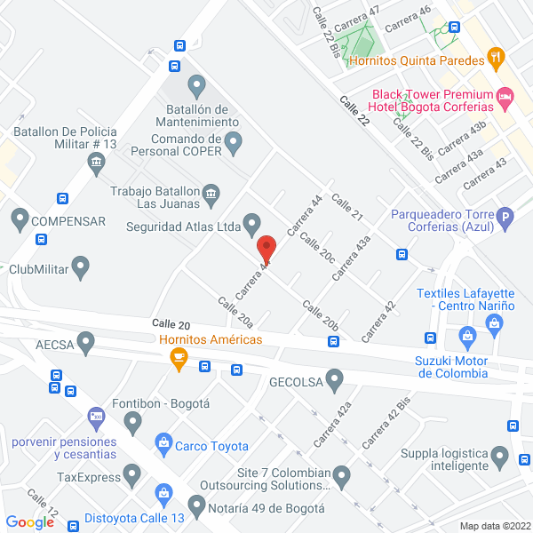 Mapa de Formesan S.A.S.