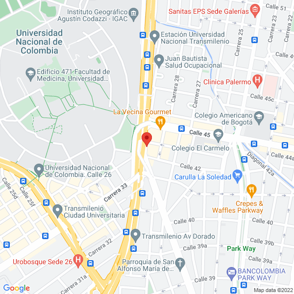 Mapa de Forros La Treinta
