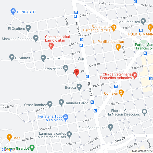 Map of Forzze Ltda.