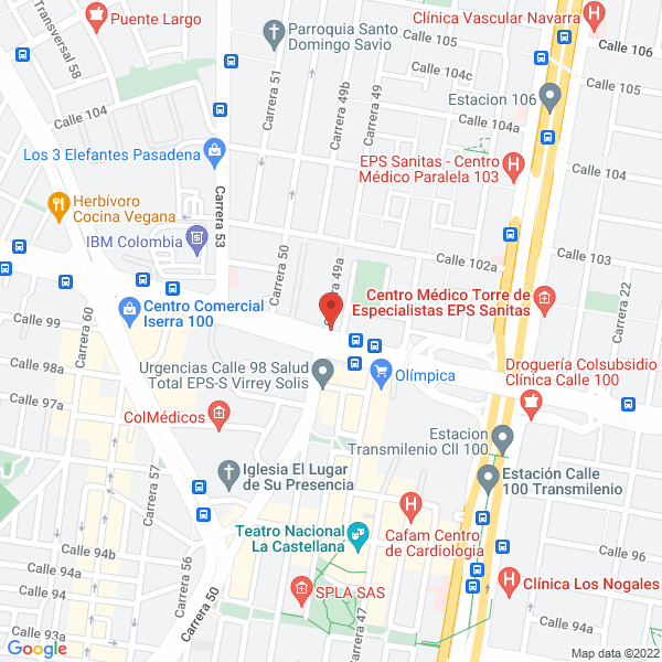 Mapa de Eventos Y Recepciones Casa Di Vetro