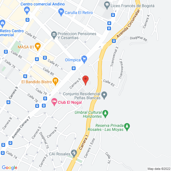 Mapa de Exeter Consultores De Seguros Ltda.