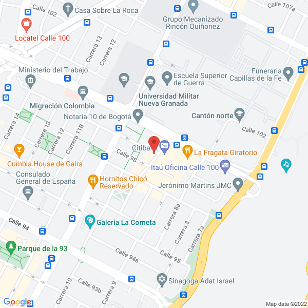 Mapa de Fer Ey S.A.S.