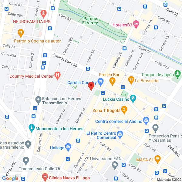 Mapa de Fernández Escobar William