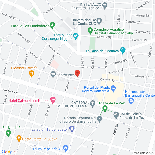 Map of Fernández Maria Elena