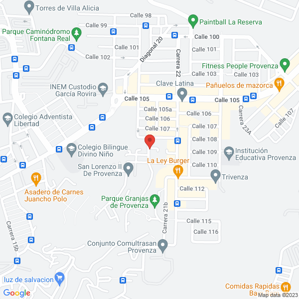Map of Fernandez Rodriguez Ernesto Jose