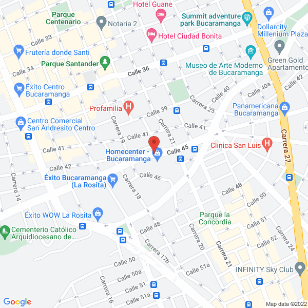 Map of Ferrecolor Castrillon Araque