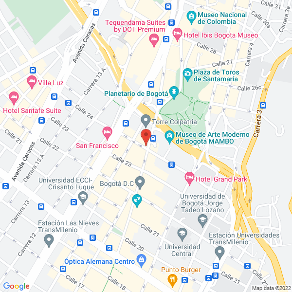 Mapa de Fiduciaria Cárdenas Robayo Ltda.