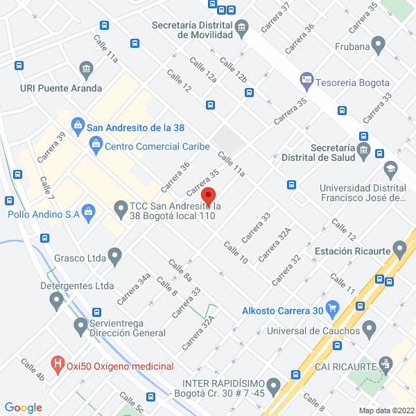 Mapa de Fielpal Ltda.