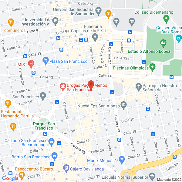 Map of Drogueria Salud Belladona