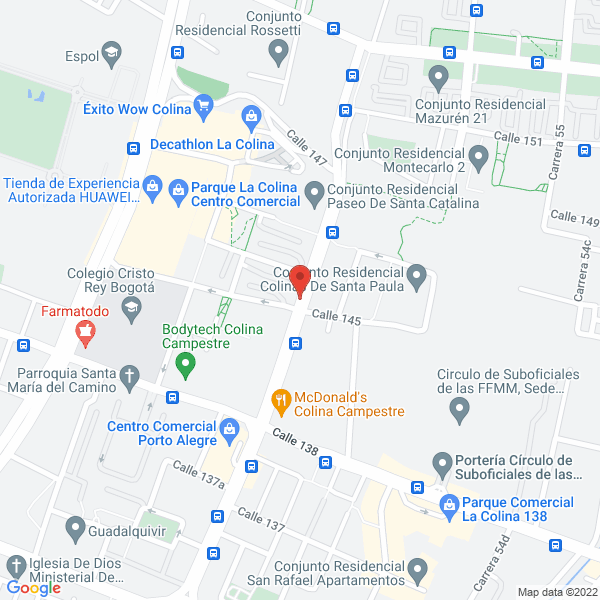 Mapa de Droguería San Lorenzo