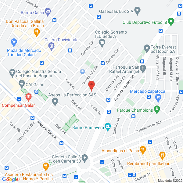 Mapa de E & M Ingeníeria Electrónica