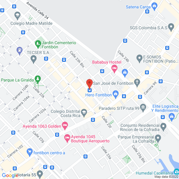 Mapa de E-Cargo Logistics