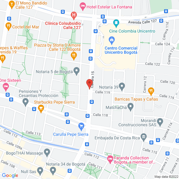 Mapa de Fincas Lara Tours S.A.S.