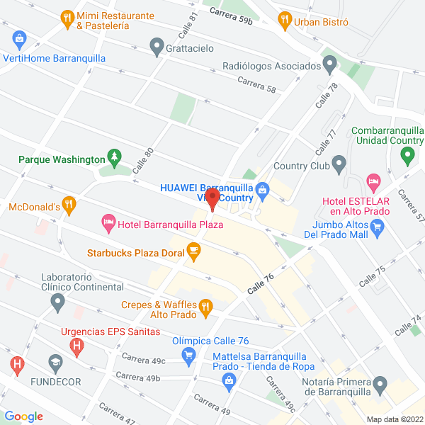Map of Fintravalores S.A.
