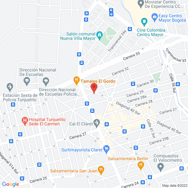 Mapa de Fitoembalajes Ltda.
