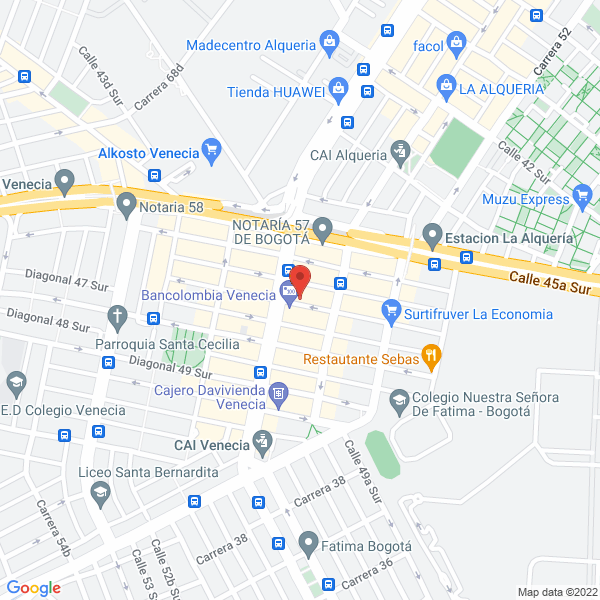 Mapa de Flores Y Eventos Laura María