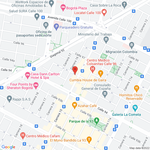 Mapa de Florez & Alvarez
