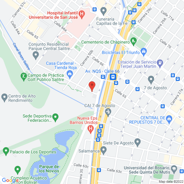 Mapa de Ferremhev S.A.S.