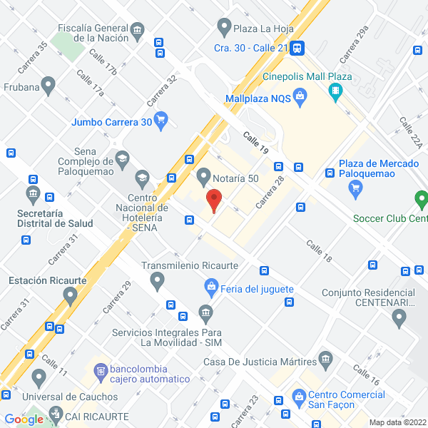 Mapa de Ferretería Abrasivos Y Corte