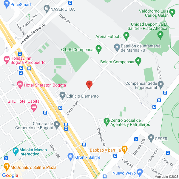 Mapa de Fondo De Empleados De Caja De Prevención Caprec
