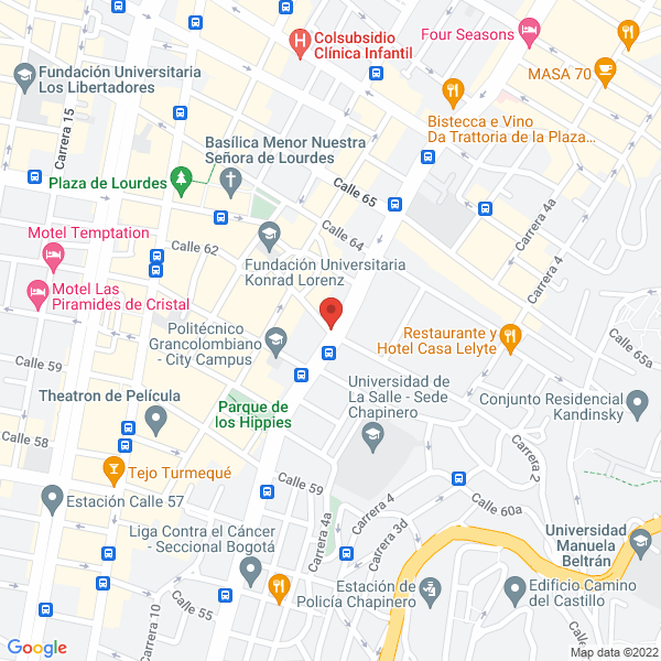 Mapa de Fondo Empleados Caracol - Fondec