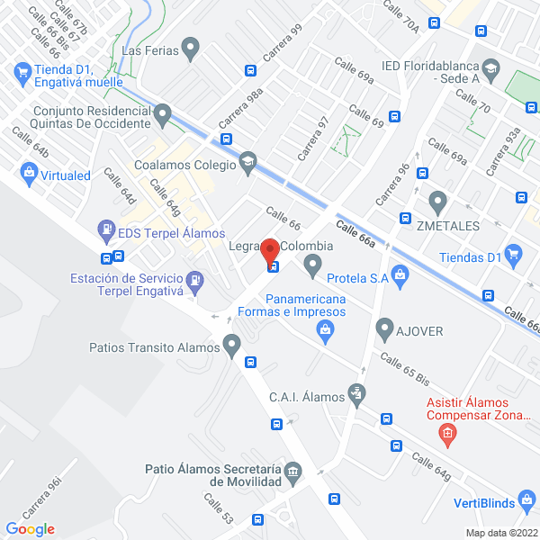 Mapa de Fontinautos Cia Ltda