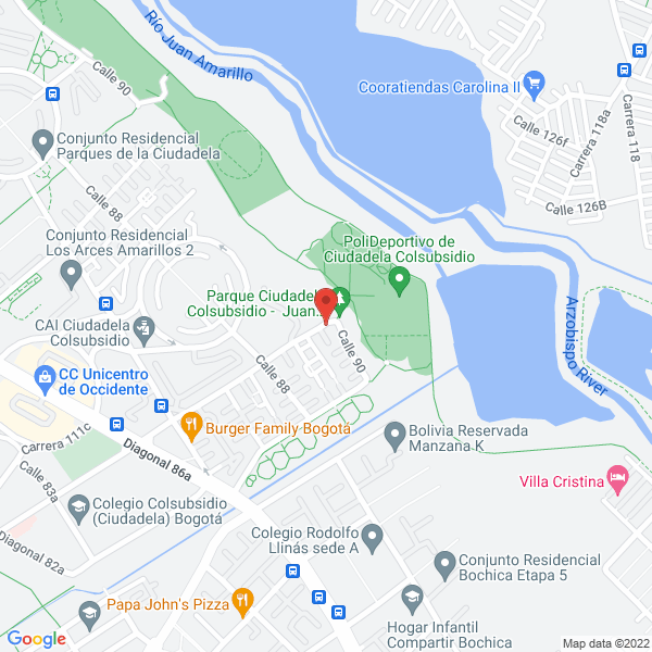 Mapa de Fruver Express