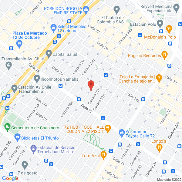Mapa de Fumicol Ltda - Fumigadores De Colombia