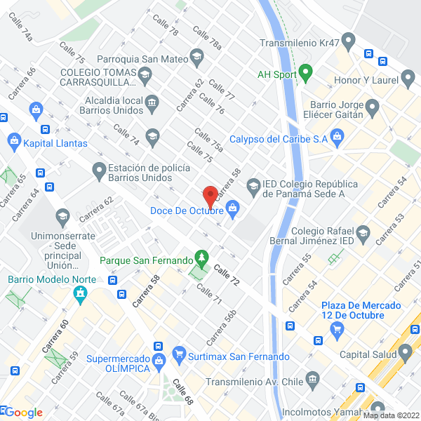 Mapa de Fumiservi Fumigación Y Control De Plagas