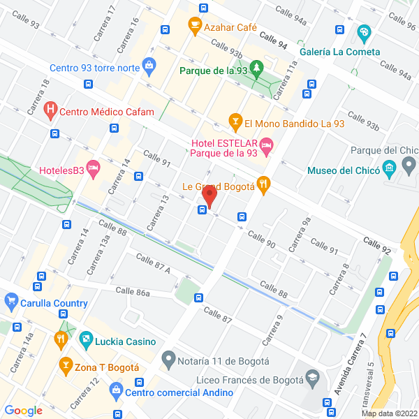 Mapa de Fundación Española Para La Salud