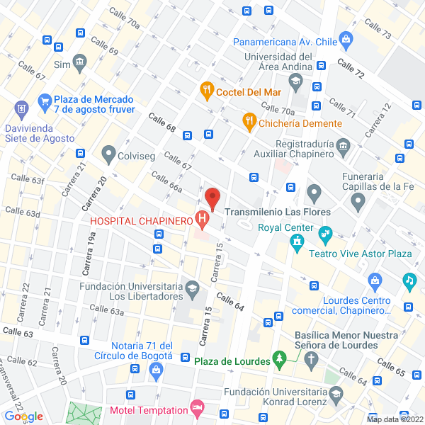 Mapa de Fundación Artística Gentil Montaña