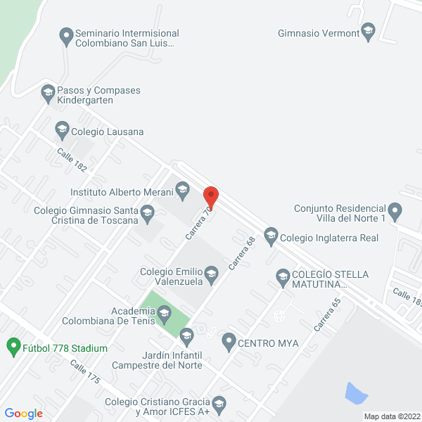 Mapa de Fundacion Cardenal Pacelli
