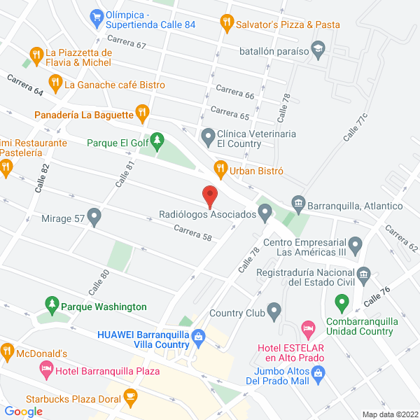 Map of Colegio Cristiano El Shaddai