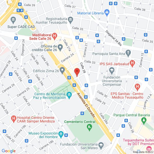 Mapa de Flores Los Cedritos
