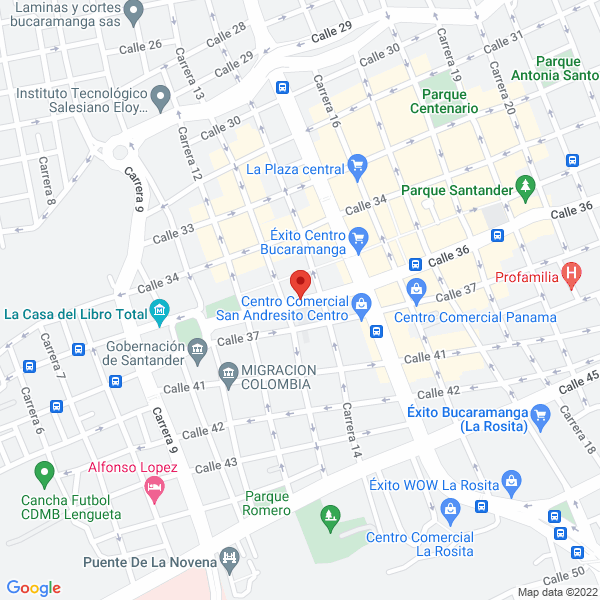 Map of Maximiliano Flórez Ochoa