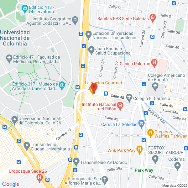 Mapa de Express Pizza