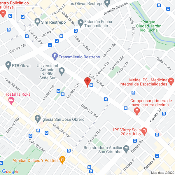 Mapa de Externado Del Sur Psicopedagogico